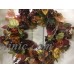 Fall Autumn Wreath,  Woodland Leaves, Home For The Holidays, Rustic    273382385570